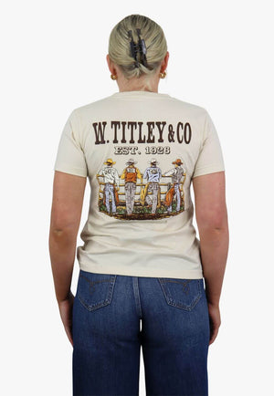 W. Titley & Co Womens Cowboys Rail Tee
