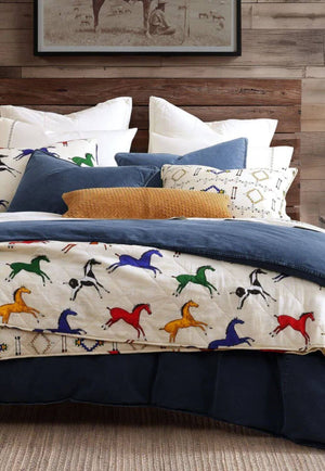 Wild Horses Reversible Quilt Set - Single