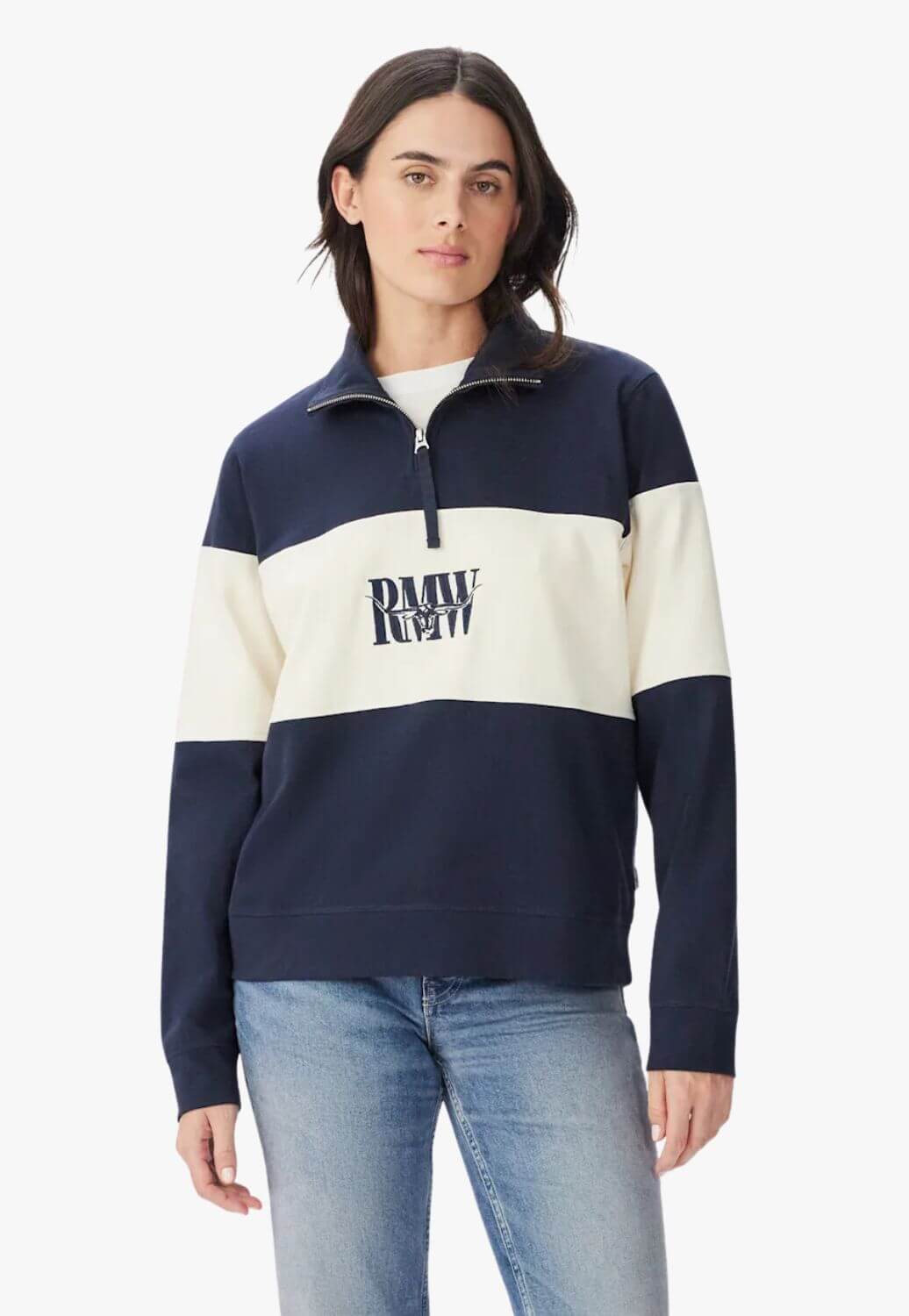 R.M. Williams Womens Trickett Panel Sweatshirt