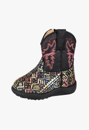 Roper Infant Glitter Aztec Cowbaby Boot