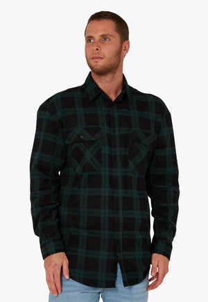 Pilbara Flannelette Open Front Shirt