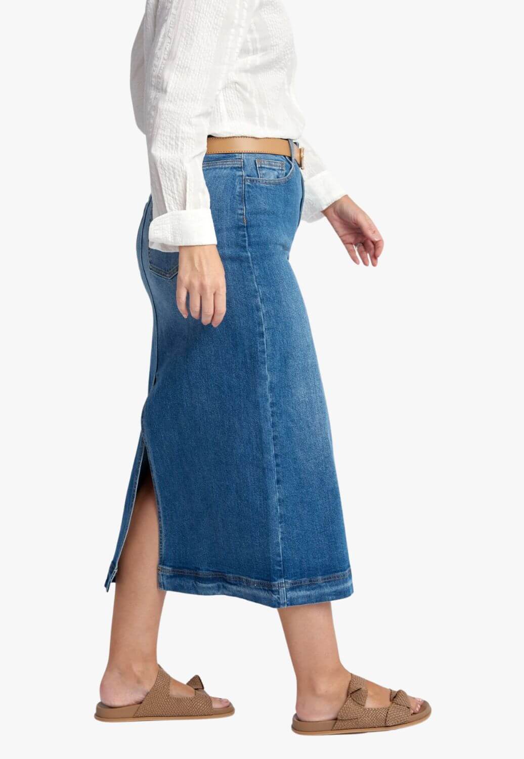 Goondiwindi Denim Maxi Skirt