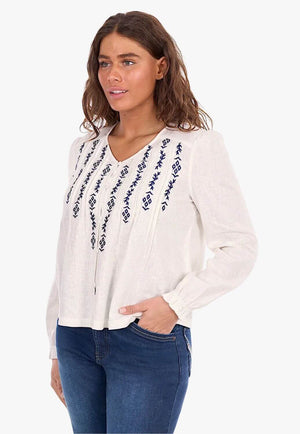 Wrangler Womens Ava Long Sleeve Blouse