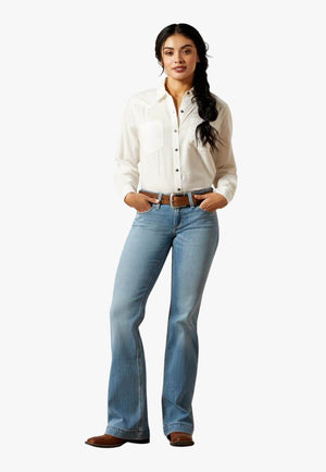 Ariat Womens Giovana Mid Rise Slim Trouser Jean 10065886