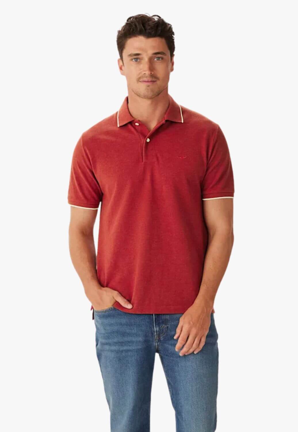 R.M. Williams Mens Percy Polo