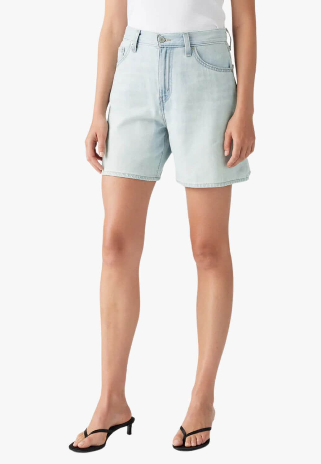 Levis Womens High Rise Baggy Shorts