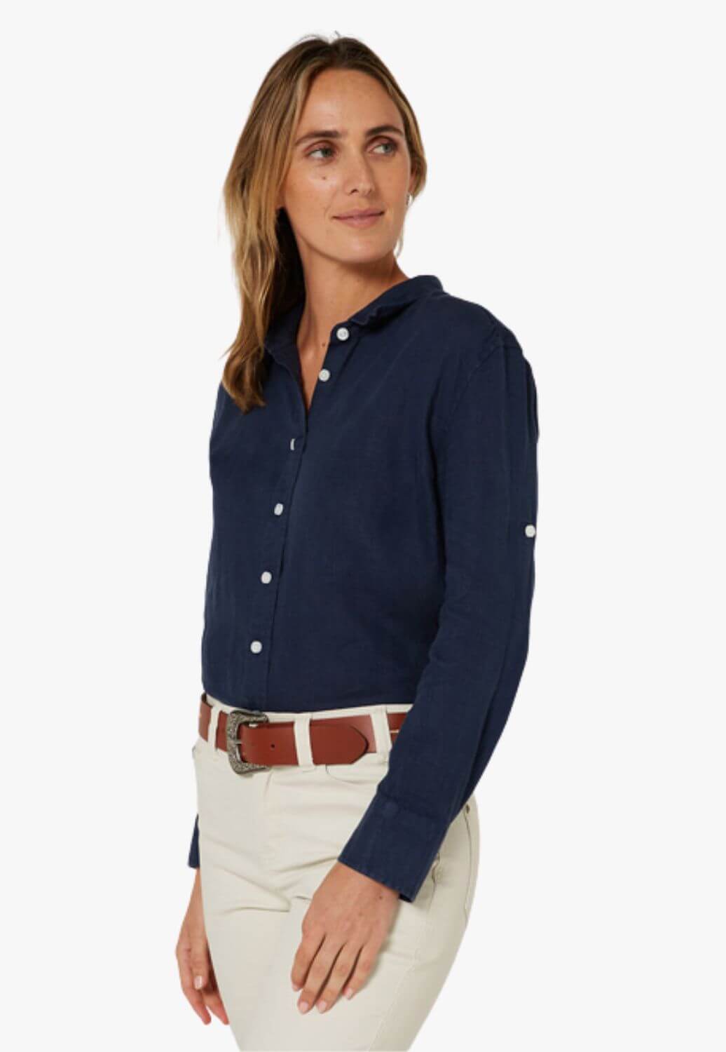 Pilbara Womens Linen Long Sleeve Shirt