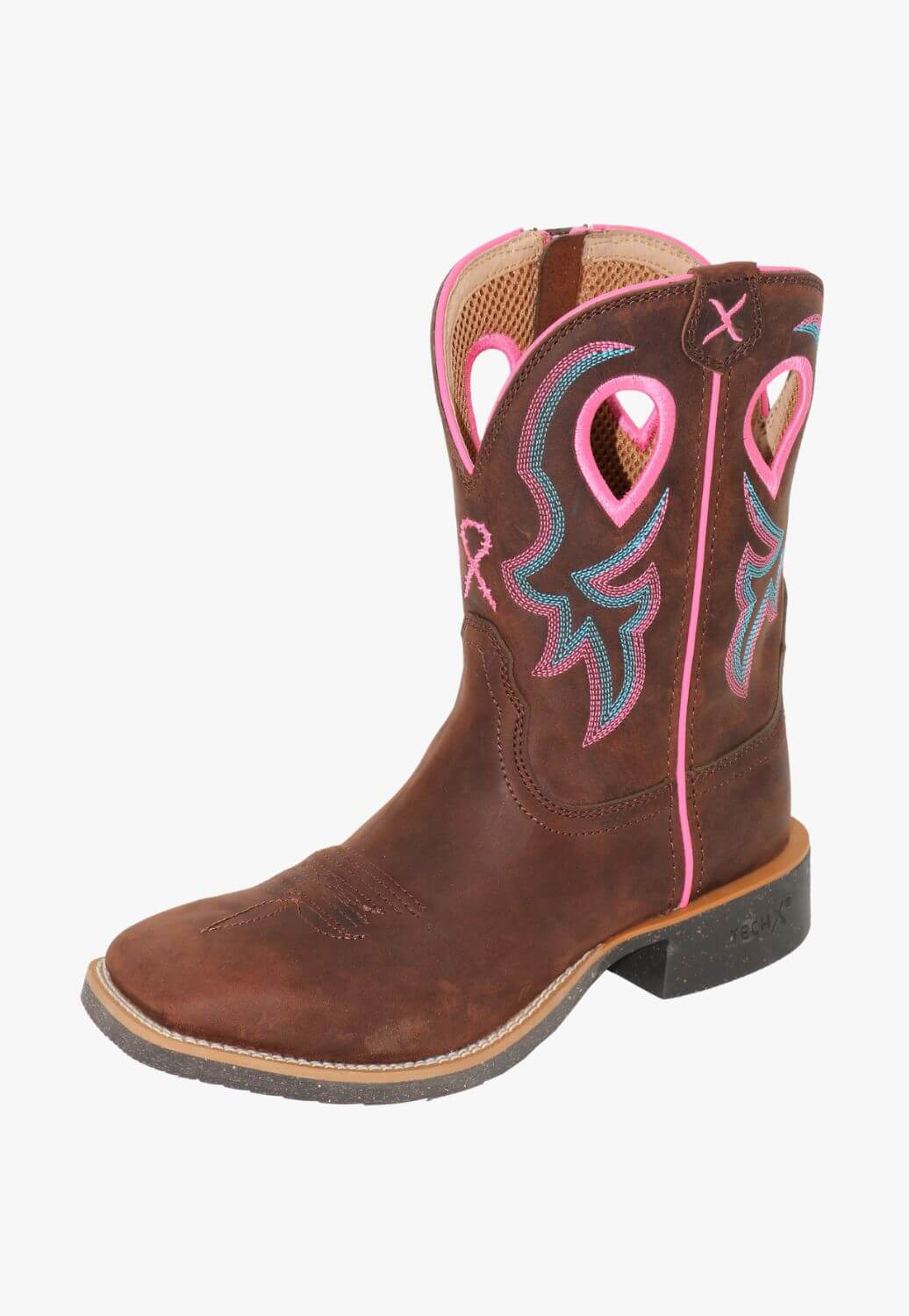 Twisted X Womens 9" Pink Tech X2 Zip Boot