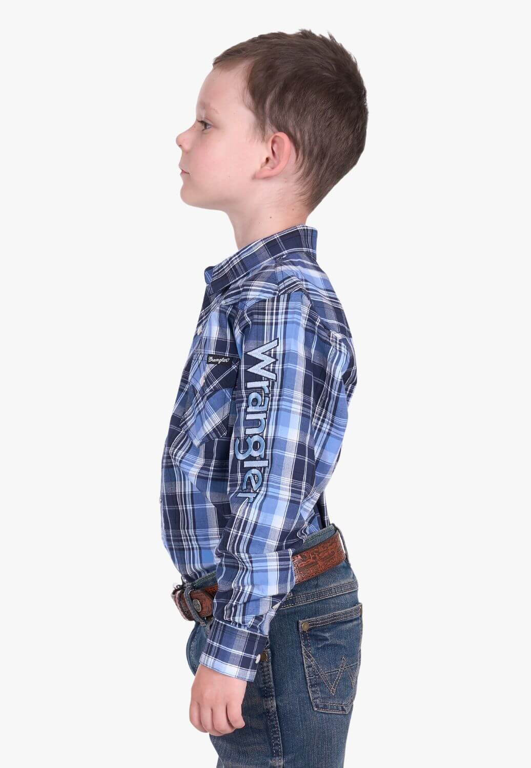 Wrangler Boys Billy Logo Long Sleeve Shirt