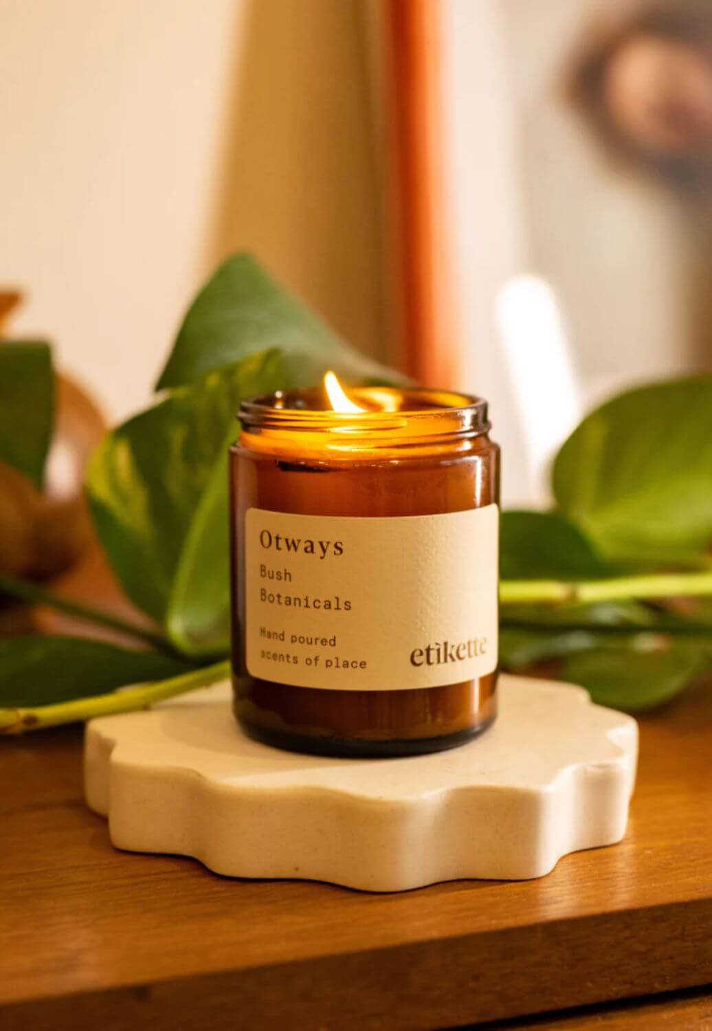 Etikette Otways in Bush Botanicals Soy Candle