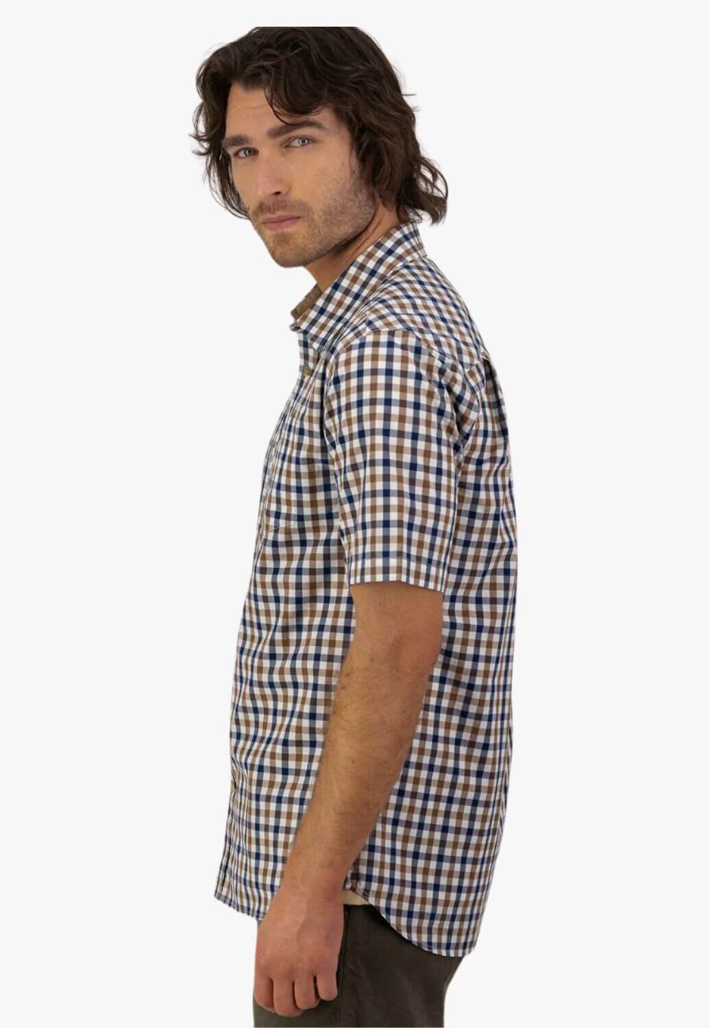 Swanndri Mens Moreau Short Sleeve Shirt