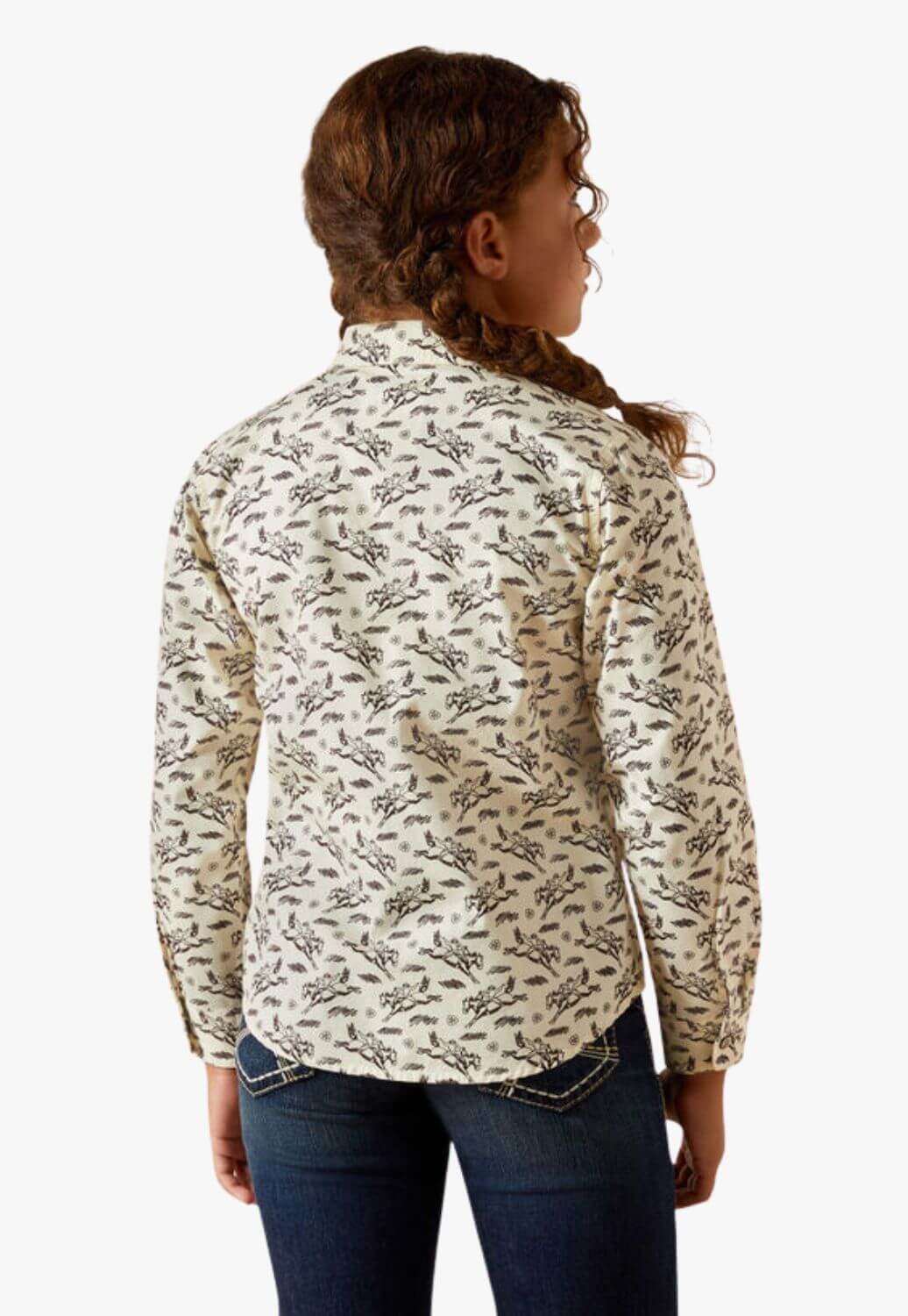 Ariat Girls Rodeo Time Long Sleeve Shirt