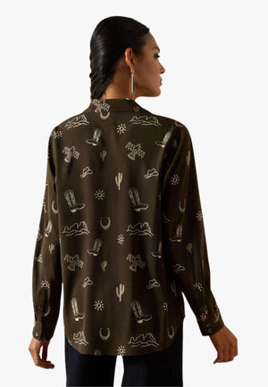 Ariat Womens Homestyle Long Sleeve Shirt