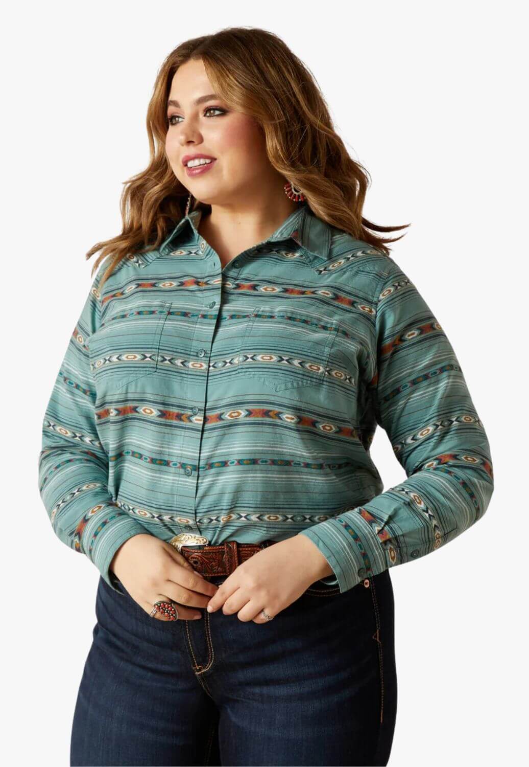 Ariat Womens Real Billie Jean Long Sleeve Shirt