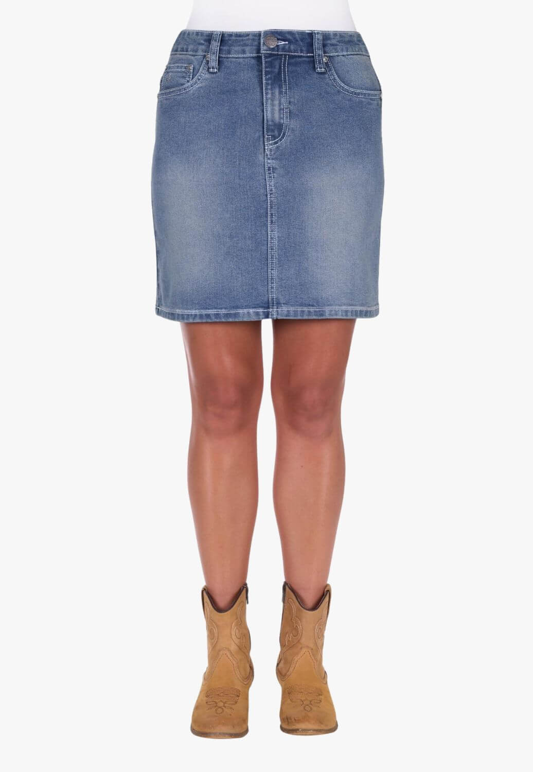Pure Western Womens Bailey Denim Skirt
