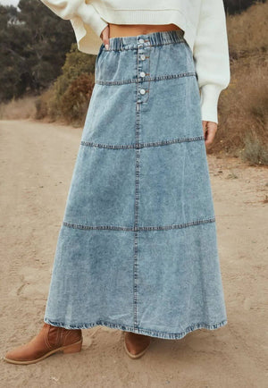 Smaibulun Womens Denim Skirt