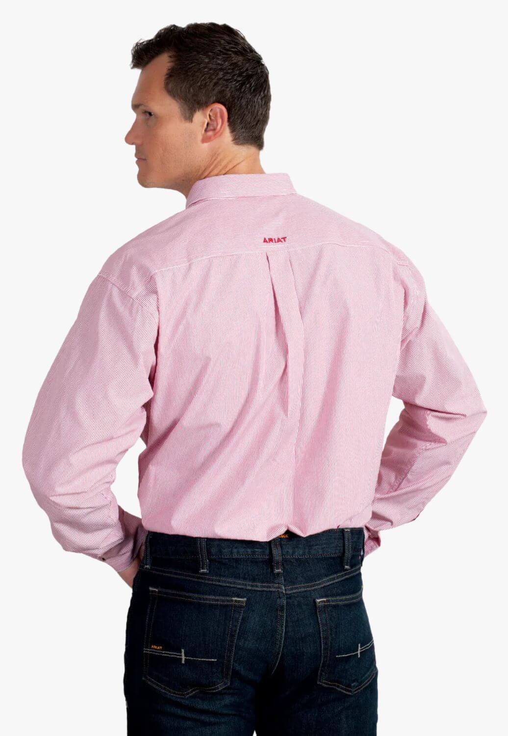 Ariat Mens Pro Series Cliff Stripe Long Sleeve Shirt