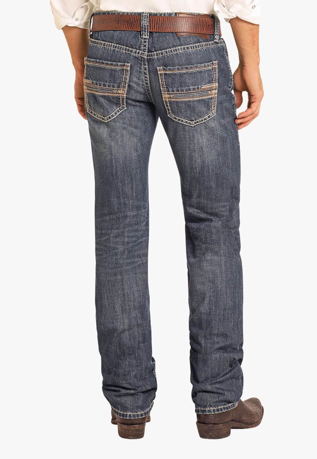 Rock and Roll Mens Pistol Stack Jean