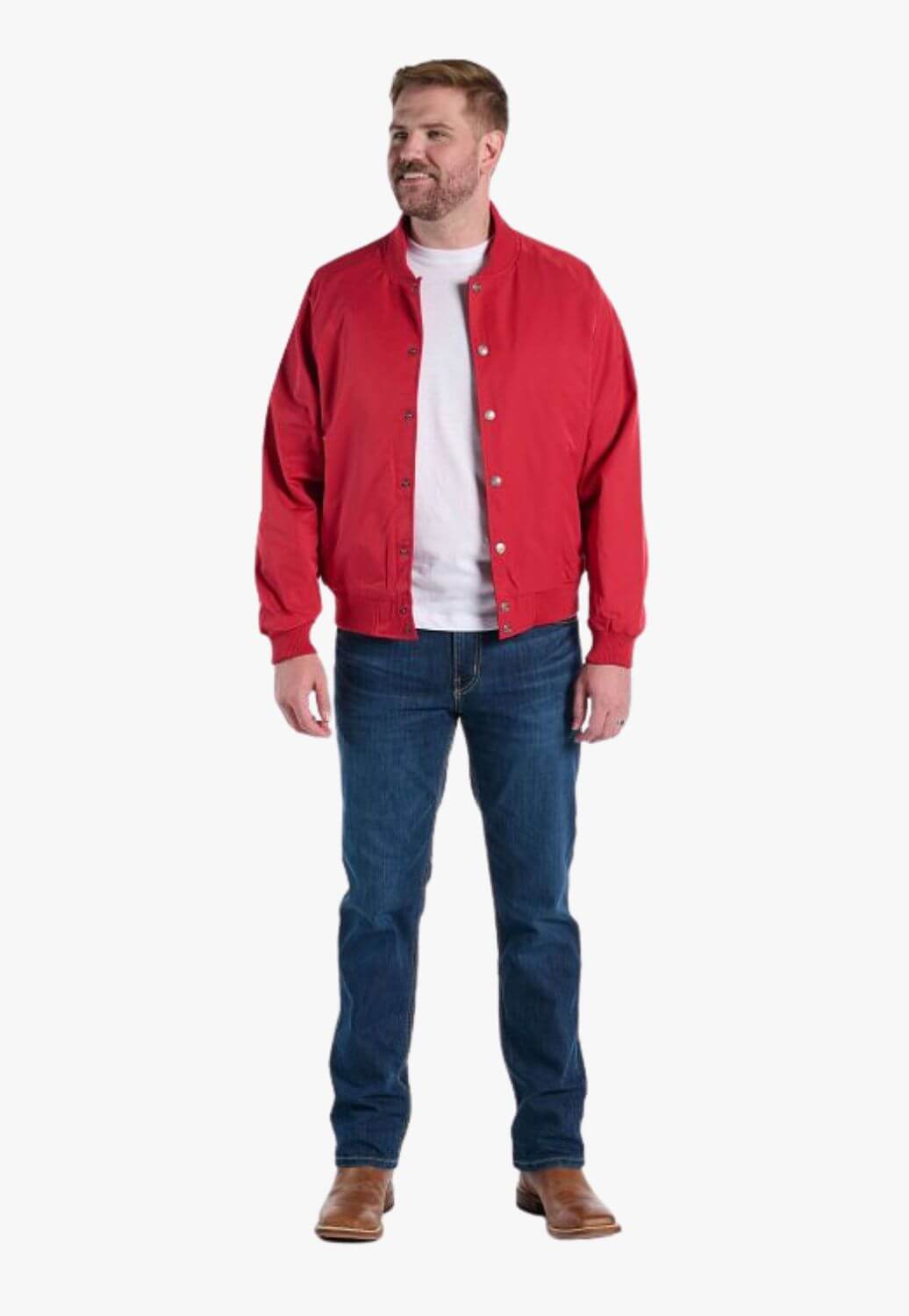Justin Mens Logo Bomber Jacket