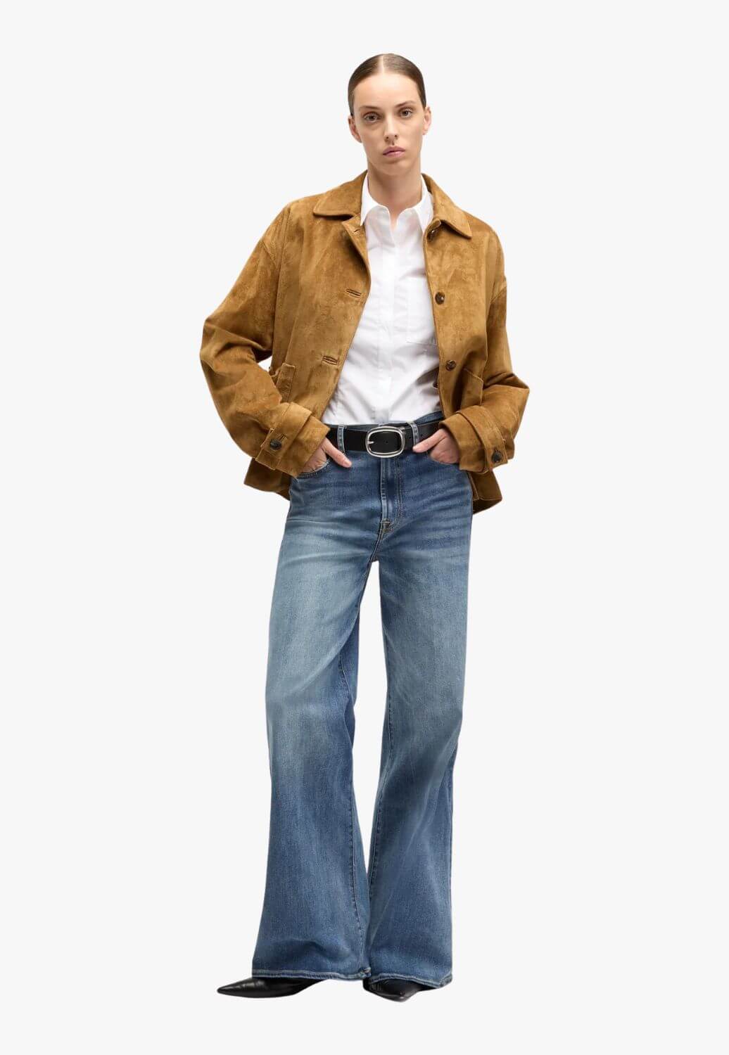 7 For All Mankind Ultra High Rise Jo Swim Jean