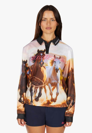 Bullzye Womens Gallop Long Sleeve Shirt
