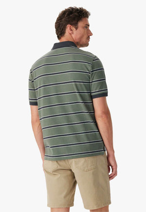 R.M. Williams Mens Brunswick Stripe Polo