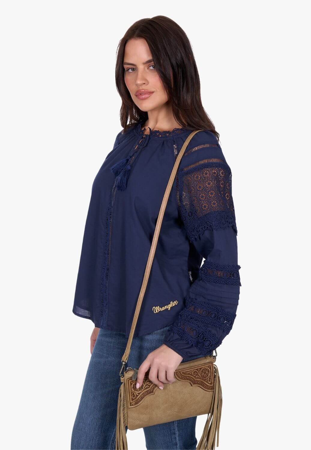 Wrangler Womens Tamara Long Sleeve Blouse