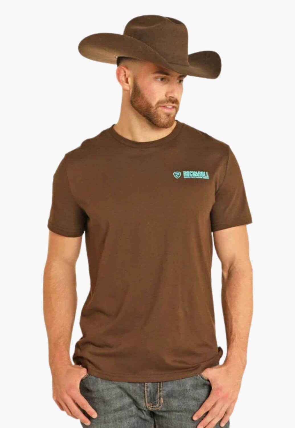 Rock and Roll Mens Aztec Logo T-Shirt