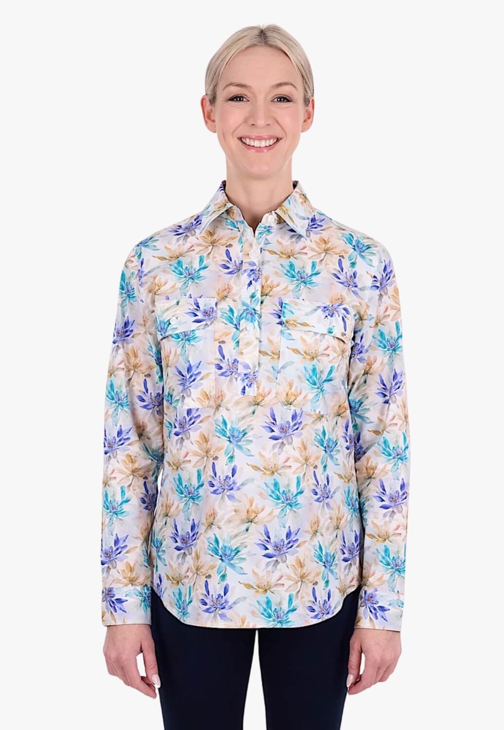 Hard Slog Womens Meadow Long Sleeve Shirt