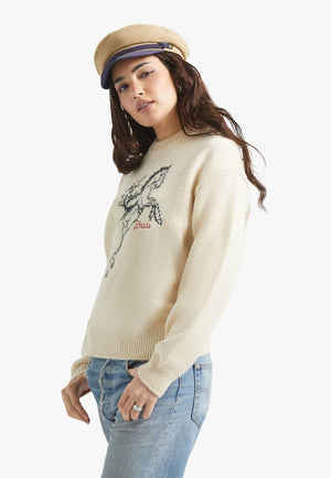 Brixton Womens Ranching Club Crew Sweater