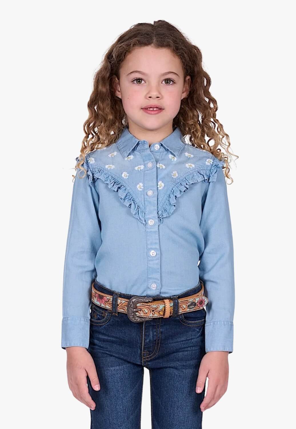 Pure Western Girls Pheobe Long Sleeve Shirt