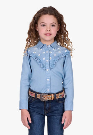 Pure Western Girls Pheobe Long Sleeve Shirt