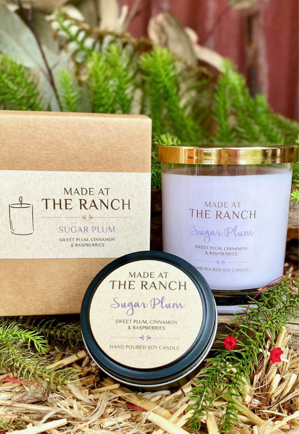 Made At The Ranch Sugar Plum Candle