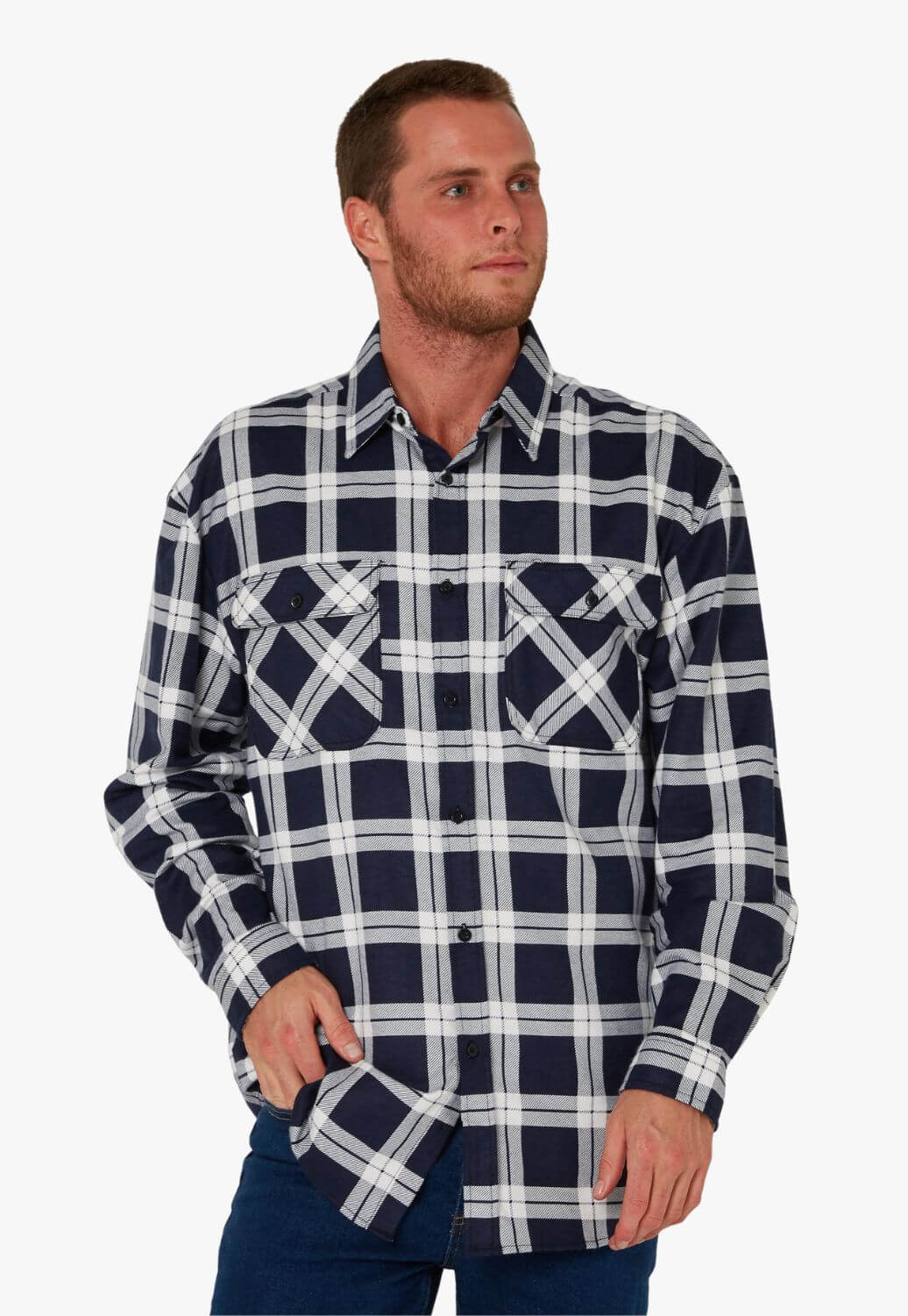 Pilbara Flannelette Open Front Shirt