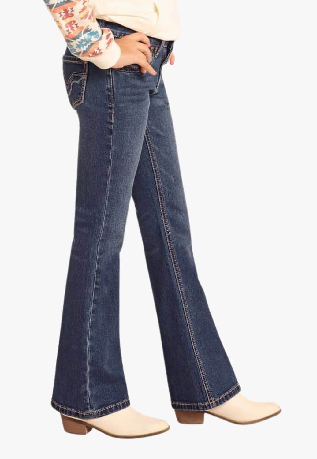 Rock and Roll Girls Mid Rise Bootcut Jean