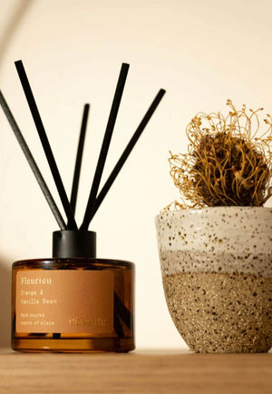 Etikette Fleurieu, Orange and Vanilla Bean Eco Reed Diffuser