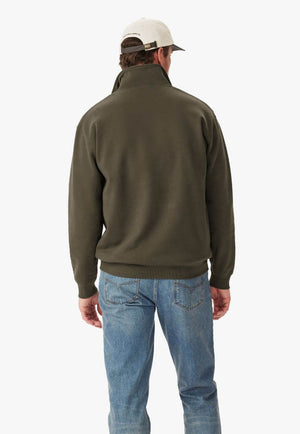 R.M. Williams Mens Mulyungarie 1/4 Zip Sweatshirt