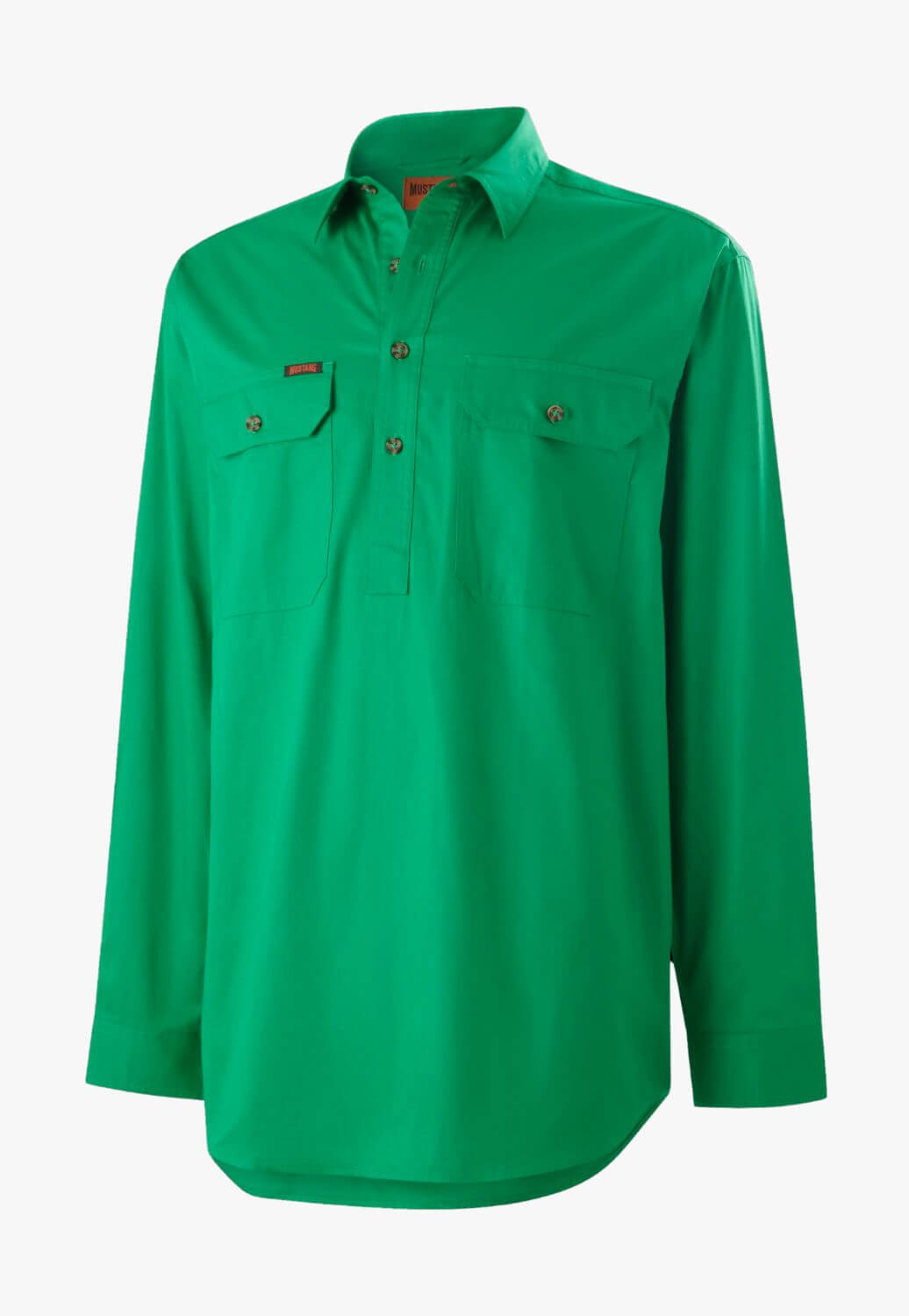 Mustang Mens Closed Front Work Shirt