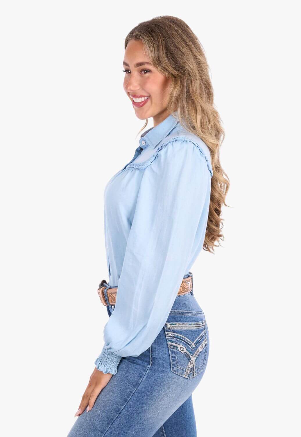 Pure Western Womens Daniela Long Sleeve Shirt