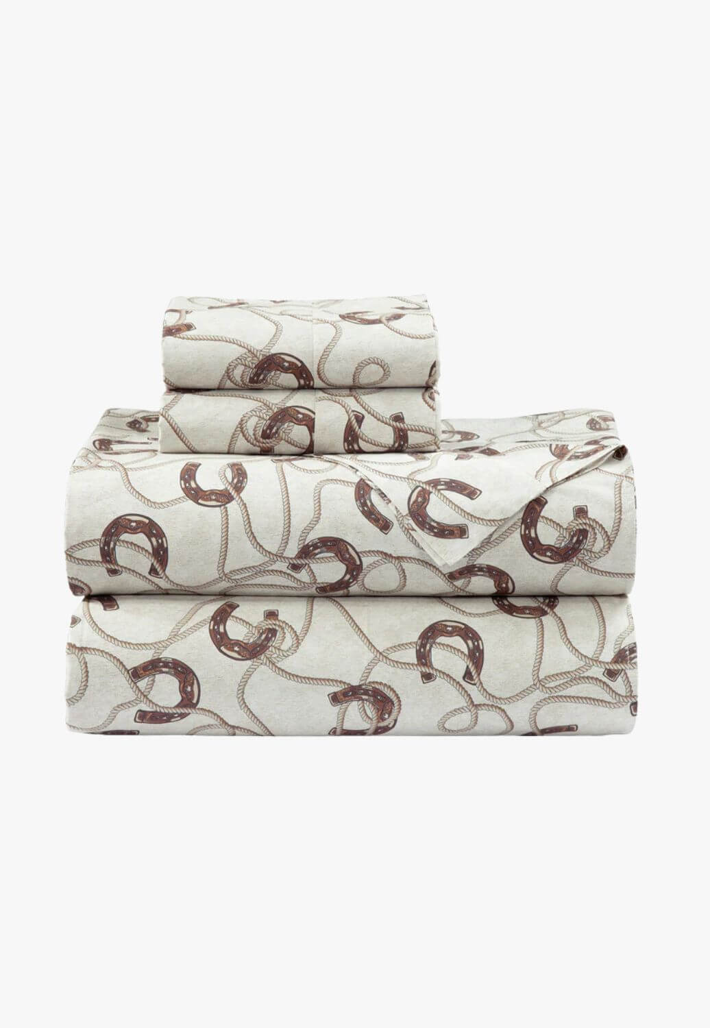Pierre Equestrian Cotton Sateen Sheet Set - King