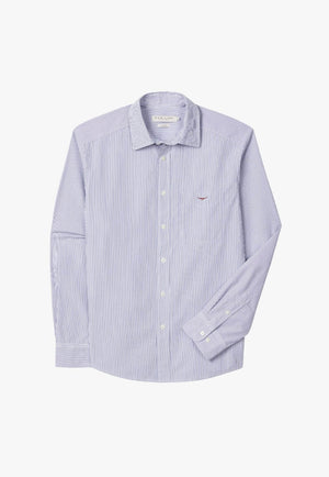 R.M. Williams Mens Ingham Poplin Stripe Shirt