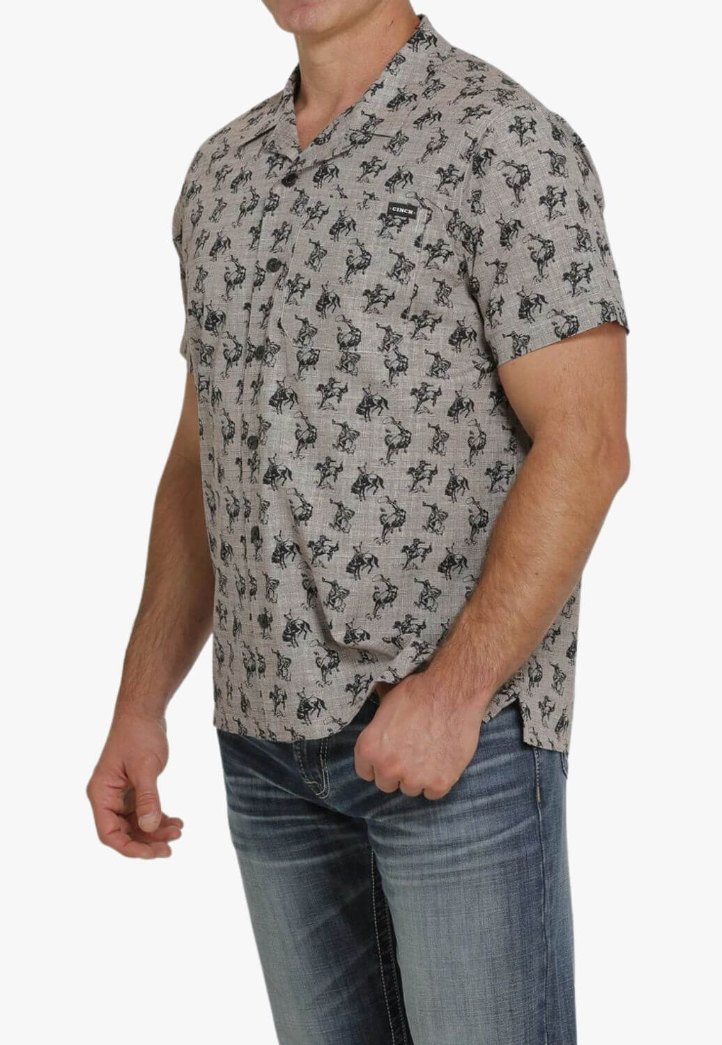 Cinch Mens Graphic Short Sleeve Shirt