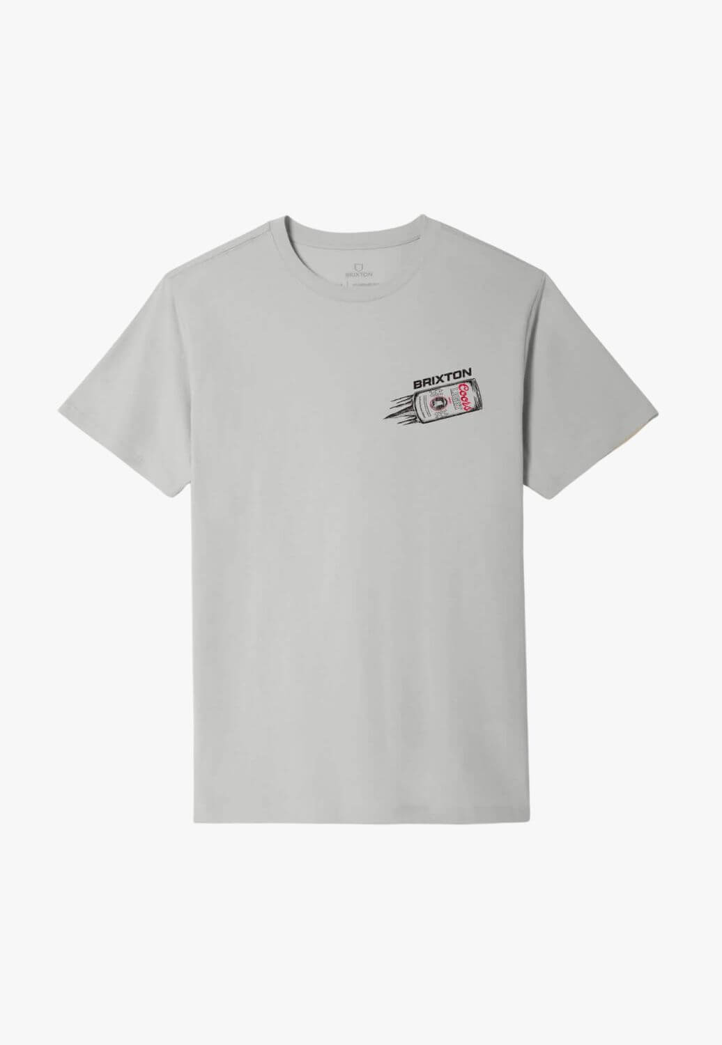 Brixton Mens Coors Light Silver Speed T-Shirt
