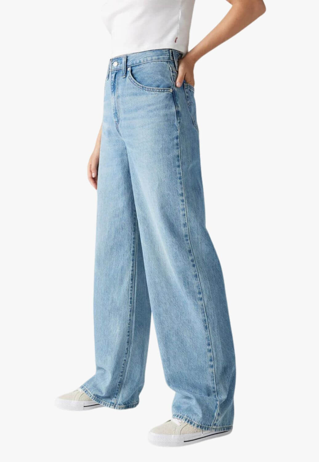 Levi Womens Cinch Baggy Jeans