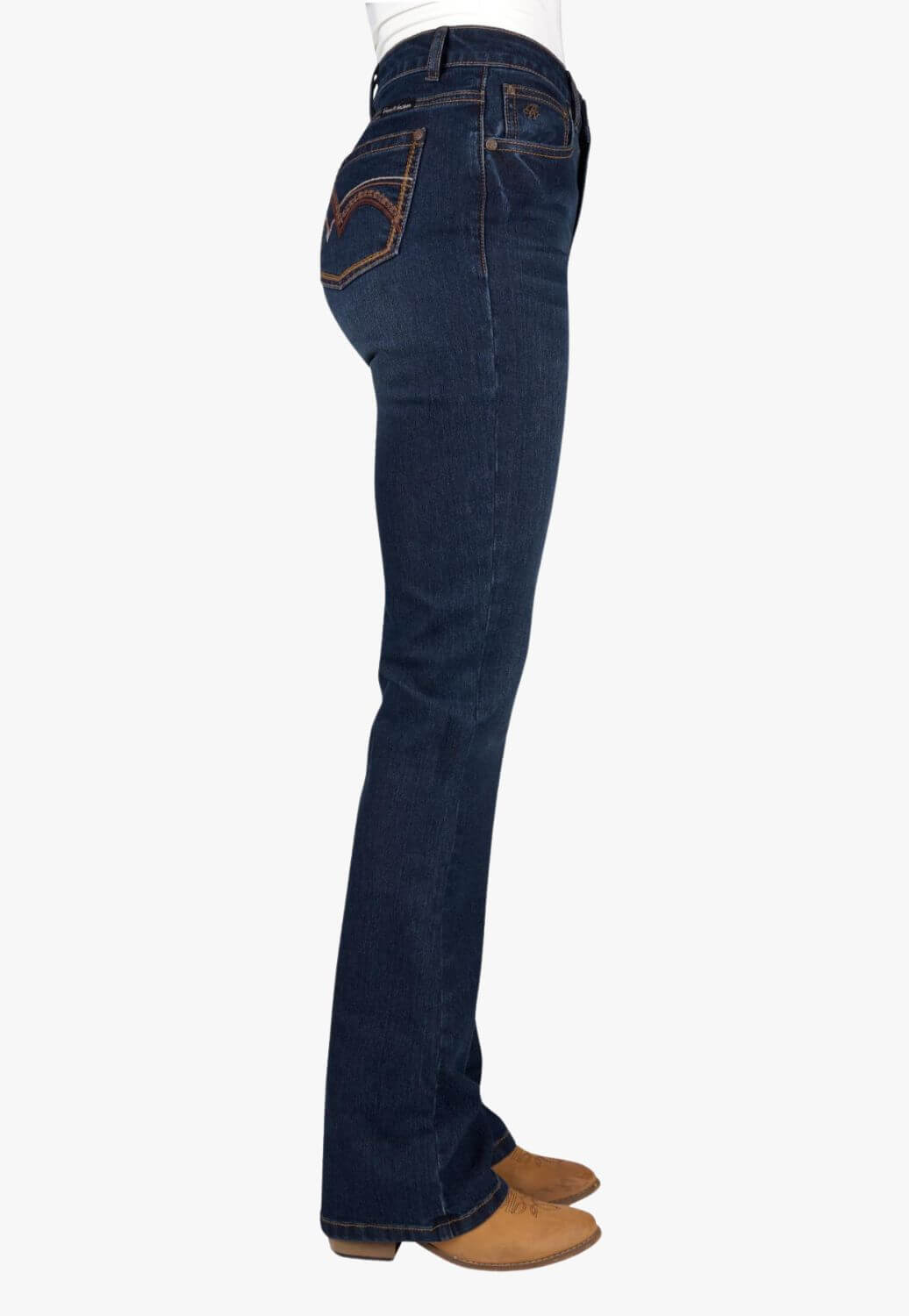 Pure Western Womens Sam Hi Rise Bootcut Jeans