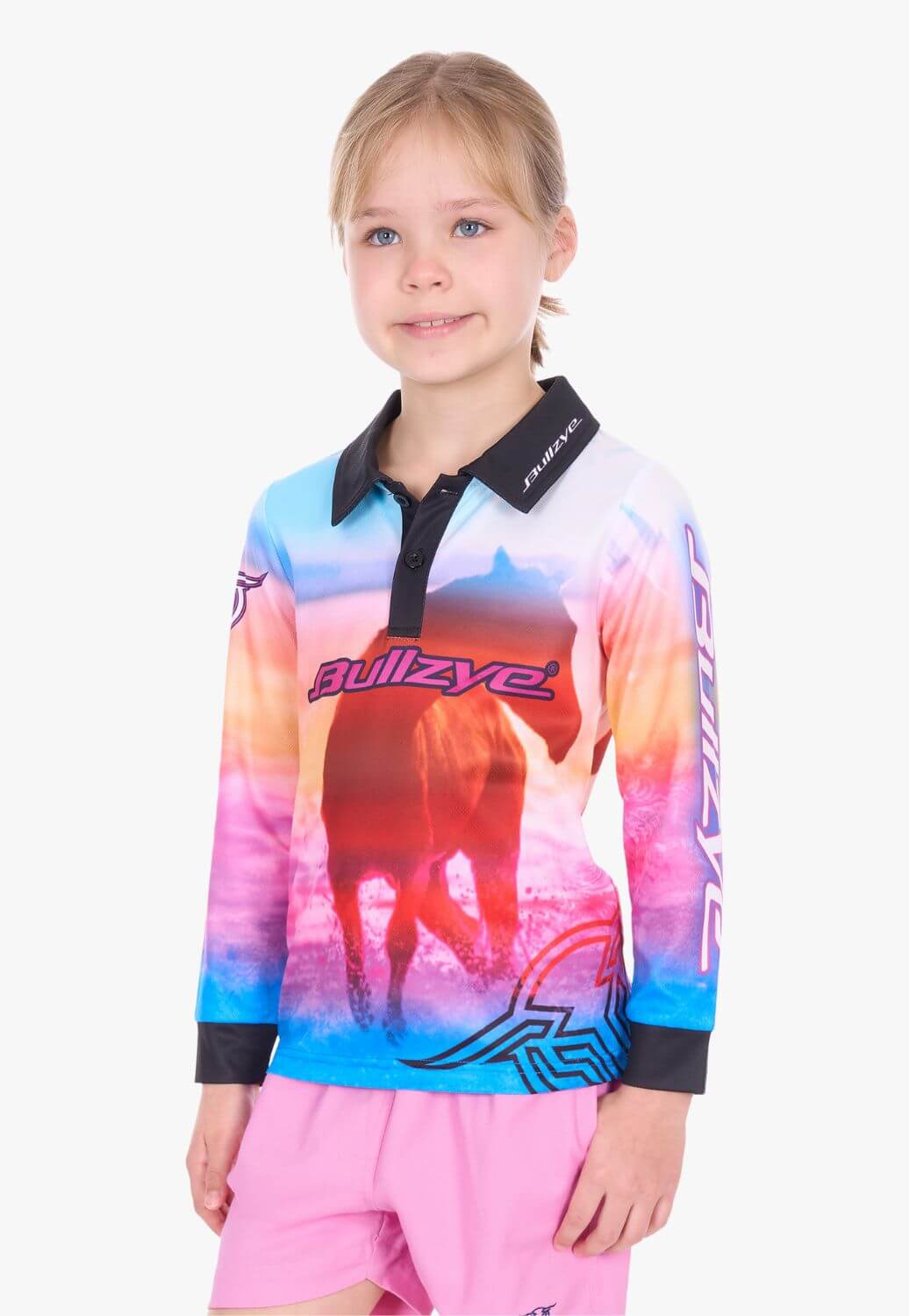 Bullzye Girls Gallop Long Sleeve Shirt
