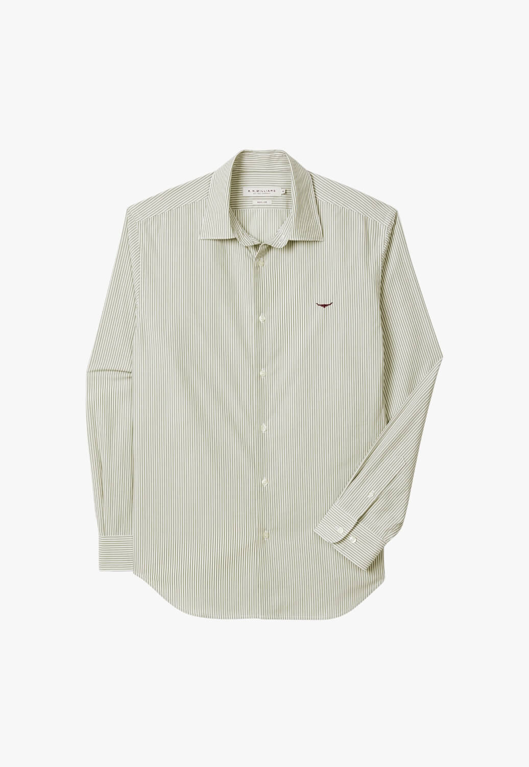R.M. Williams Mens Sommers Poplin Stripe Shirt
