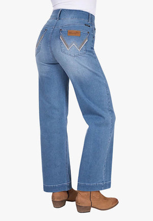 Wrangler Womens Chloe High Rise Wide Leg Jean XCP2258580