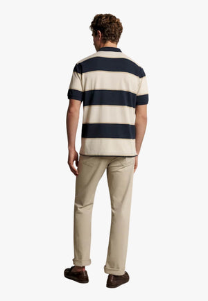 R.M. Williams Mens Balmain Stripe Polo