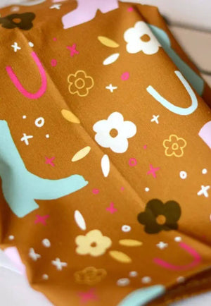 Tirzah Floral Boots Tea Towel